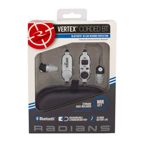 Radians Vertex active earbuds corded bluetooth rechargeable (RD-VXBTAC10)