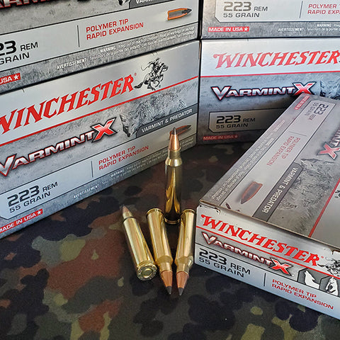 Winchester 223rem 55gr  ballistic tip Varmint X ammunition x20 X223P