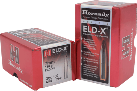 Hornady 7mm 150gr ELD-X 100 pack h2826