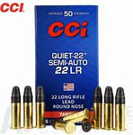 CCI 22LR Semi Auto Quiet 45gr soft point 835fps box of 50