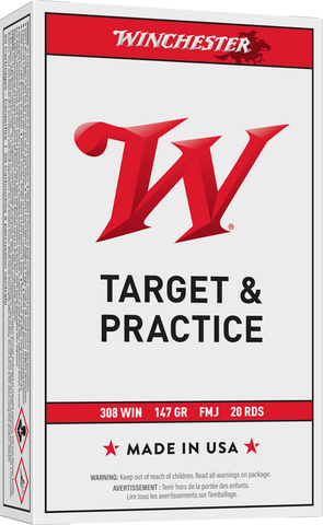 WINCHESTER USA 308win 147gr FMJ (x20) USA3081