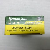 Remington Core-Lokt - 30-30win - SP 150gr - Box of 20