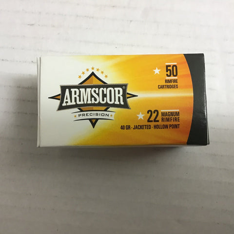 Armscor Precision 22WMR 40gr JHP - Box 50