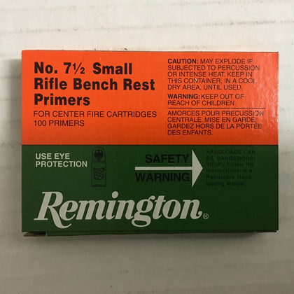 Remington Small Rifle Bench Rest Primers - No 7.5