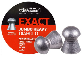 JSB Exact Jumbo Heavy Diabolo Airgun Pellets - .22 cal - 18.13gr