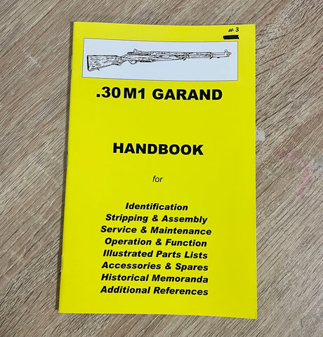 .30 M1 Garand rifle handbook #3
