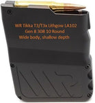 WR tikka t3x / LA102 magazine 10shot 3.07” OAL for 308win etc