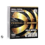 Federal Gold Medal small pistol primers