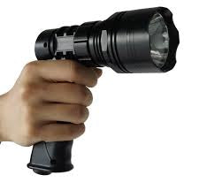 Hand held slim line 10w Cree LED spotlight rechargeable