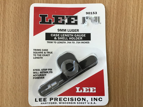 Lee Case Length Gauge & Shell Holder - 9mm