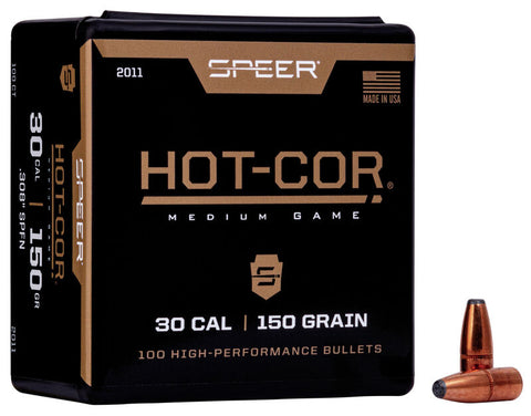 Speer 30cal 150gr soft point flat nose x100 (s2011)