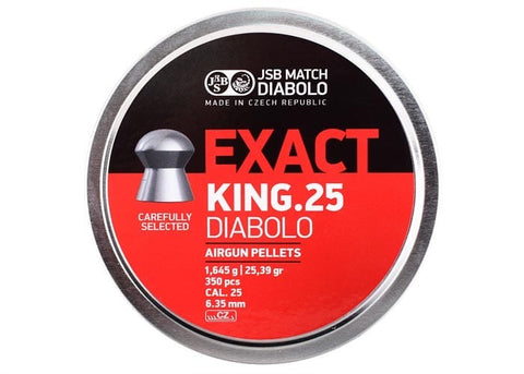 JSB Diablo exact king 25cal air pellet x350