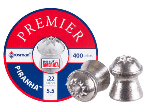 Crosman Piranha 22cal 5.5mm 14.3gr air pellets x400