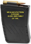 WR - Waters rifleman 22-250 (6mm br) AI pattern ten shot magazine