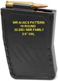 WR - Waters rifleman 22-250 (6mm br) AI pattern ten shot magazine