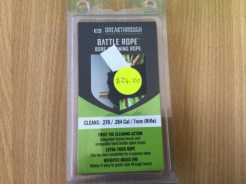 Breakthrough Battle Rope Bore Cleaning Rope for .270/.284cal/7mm (rifle)