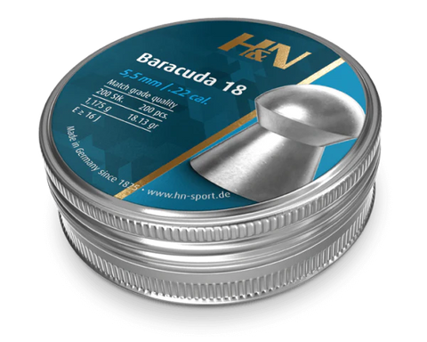 H&N .22 baracuda 18 (18.13gr) air rifle pellets x200