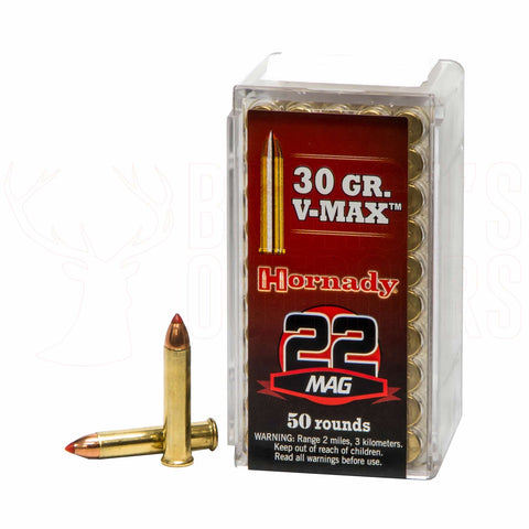 Hornady 22wmr 30gr varmint express x50