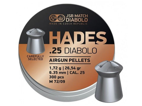 JSB hades 25cal 26.54gr x300