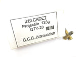 GCR 310cadet 128gr LRN ammunition x20