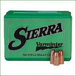 Sierra 22cal (.223) 40gr SP hornet projectiles x100 (#1100)