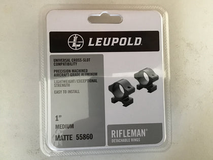 Leupold Rifleman Detachable Rings - 1” medium