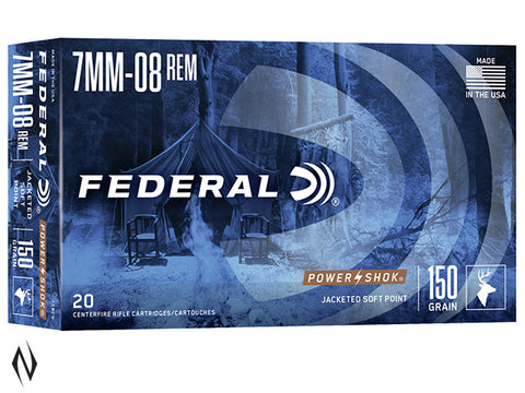 Federal 7mm-08 SP 150gr x20