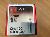 Hornady SST Projectiles - 6mm - 95gr SST - Box of 100 (24532)