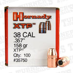 Hornady XTP (.357) 38cal 158gr extreme terminal performance x100 #35750