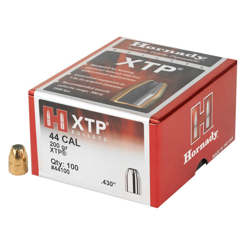 Hornady XTP 44cal (.430) 200gr HP x100 (44100)