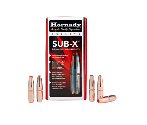 Hornady Sub-X 30cal (.308) 190gr polymer tip x100