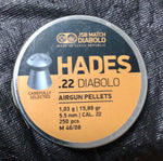 JSB Hades 22cal 15.89gr air gun pellets x250