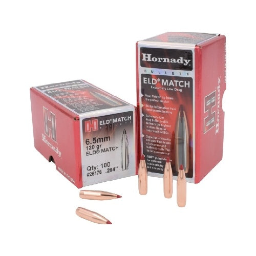 Hornady ELD-M 6.5mm 120gr projectiles x100 – Bunker Ballistics Pty Ltd