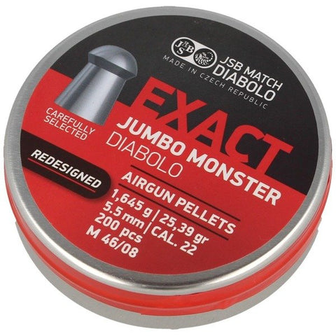 JSB Diablo EXACT monster 22cal 25.39gr tin of 200