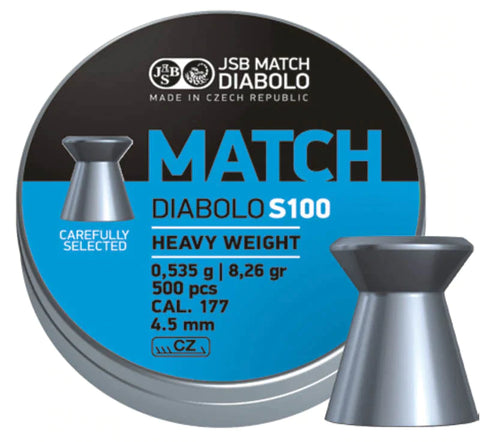 JSB .177 Match Diabolo (S100) 8.26gr x500