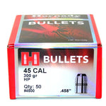 Hornady 45cal .458” 300gr HP interlock (#4500)