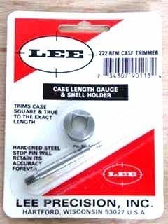 Lee Case Length Gauge & Shell Holder for 222 REM